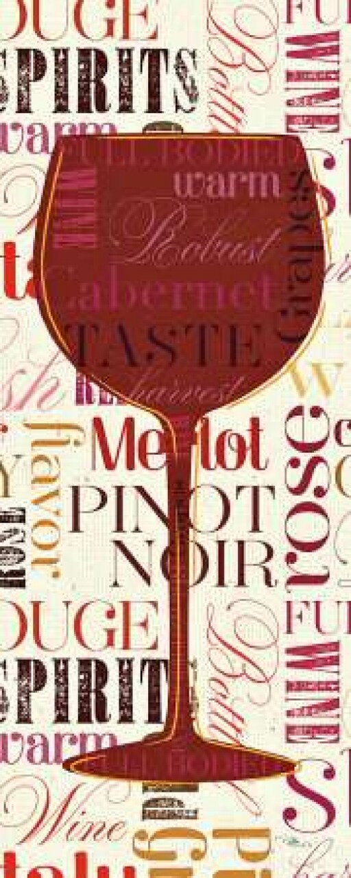 Colorful Wine Sayings - Cabernet Poster Print by Pela Studio - Item # VARPDX9530